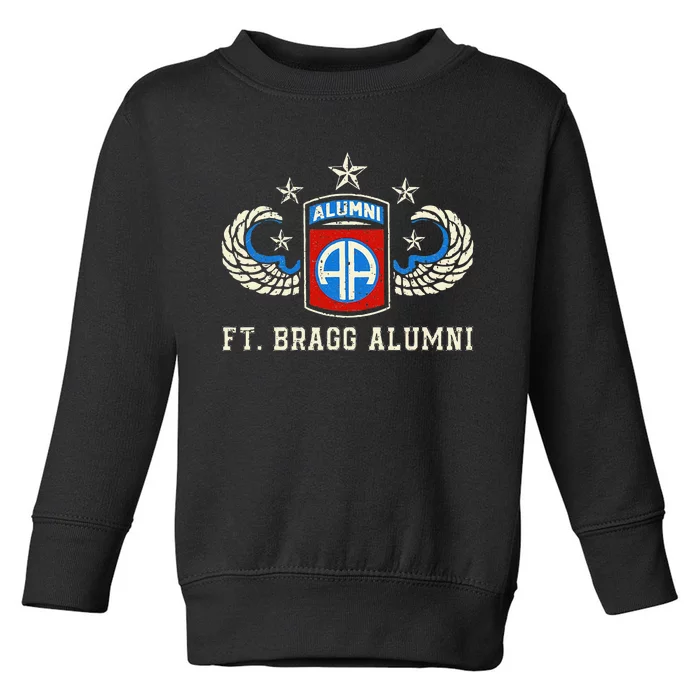 Ft Bragg Alumni Army 82nd Airborne Division Paratrooper Toddler Sweatshirt