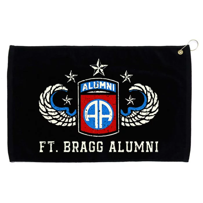 Ft Bragg Alumni Army 82nd Airborne Division Paratrooper Grommeted Golf Towel