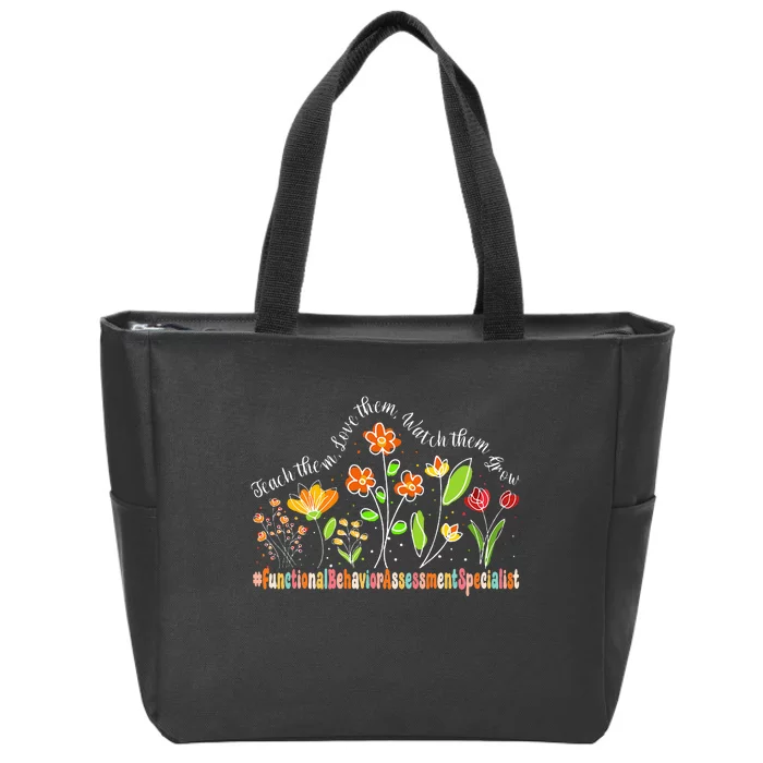 Functional Behavior Assessment Specialist Appreciation Week Zip Tote Bag