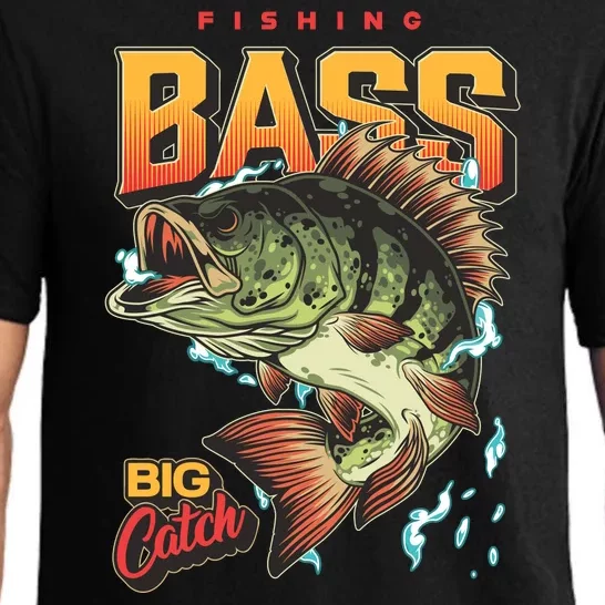 Fishing Bass Bitch Catch Pajama Set