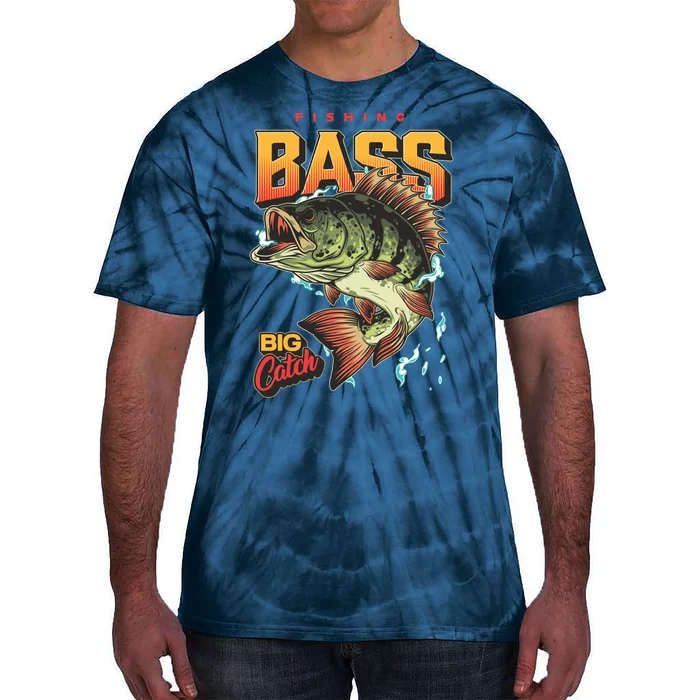 Fishing Bass Bitch Catch Tie-Dye T-Shirt