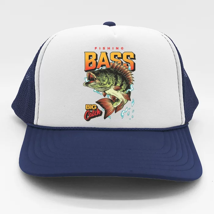 Fishing Bass Bitch Catch Trucker Hat