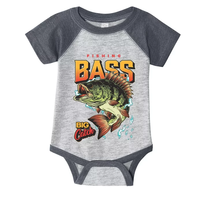 Fishing Bass Bitch Catch Infant Baby Jersey Bodysuit