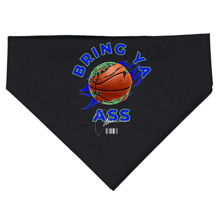 Funny Bold Bring Ya Ass 2 Minnesota Basketball Fans Gift USA-Made Doggie Bandana