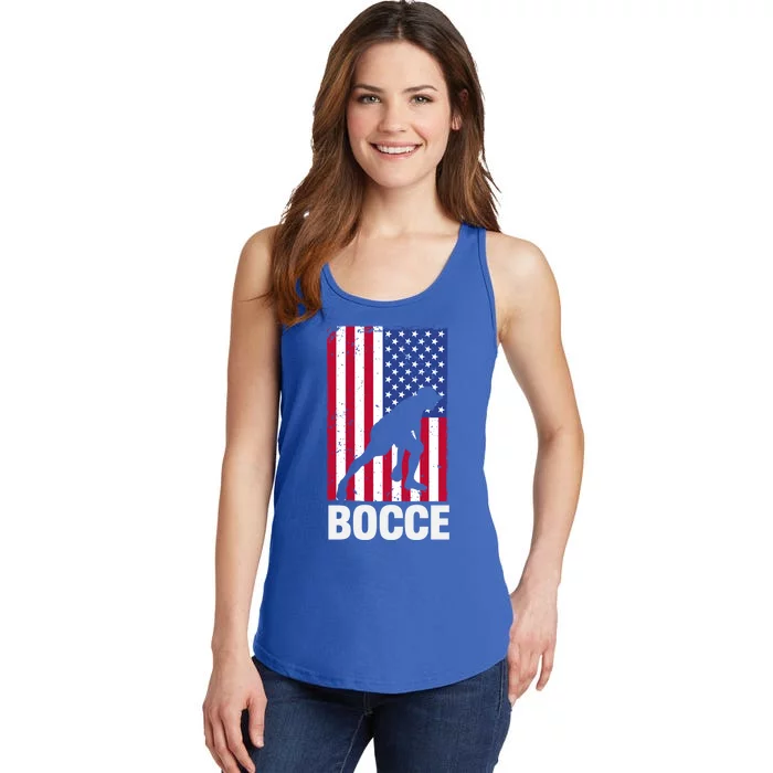 Funny Bocce Ball Gift Ladies Essential Tank