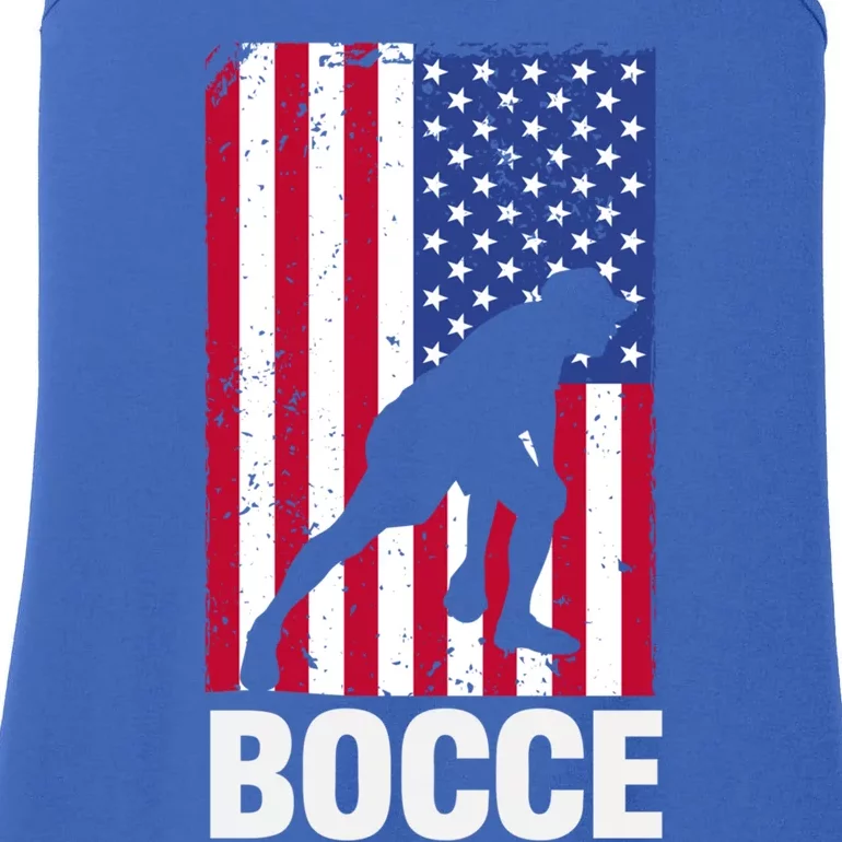 Funny Bocce Ball Gift Ladies Essential Tank