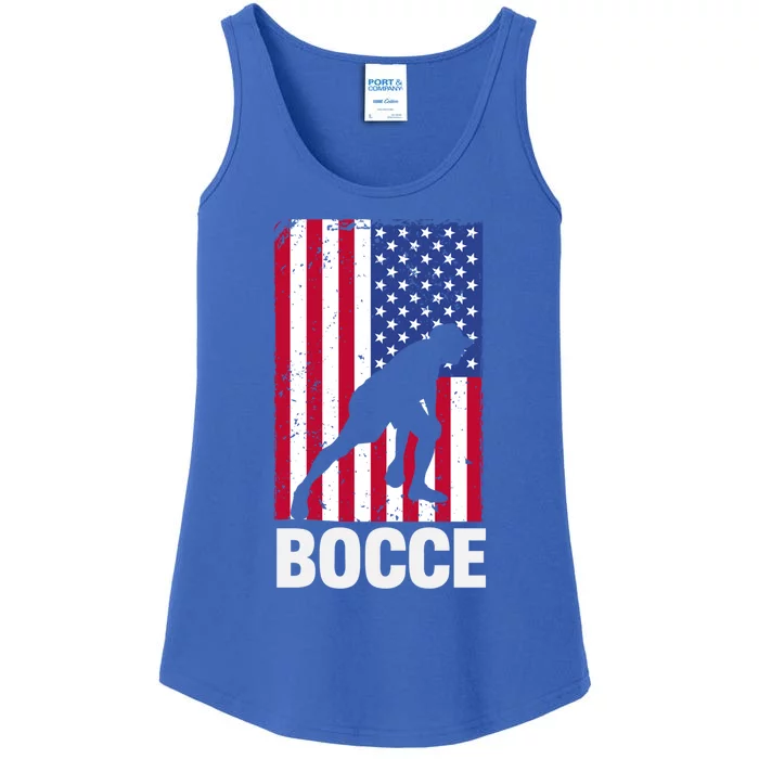 Funny Bocce Ball Gift Ladies Essential Tank