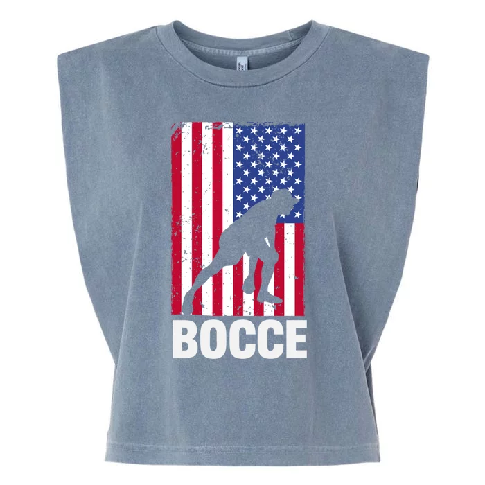 Funny Bocce Ball Gift Garment-Dyed Women's Muscle Tee