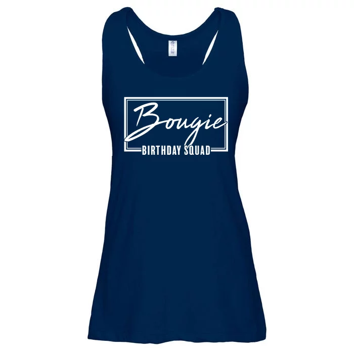 Funny Bougie Birthday Squad Matching Group Shirts Ladies Essential Flowy Tank