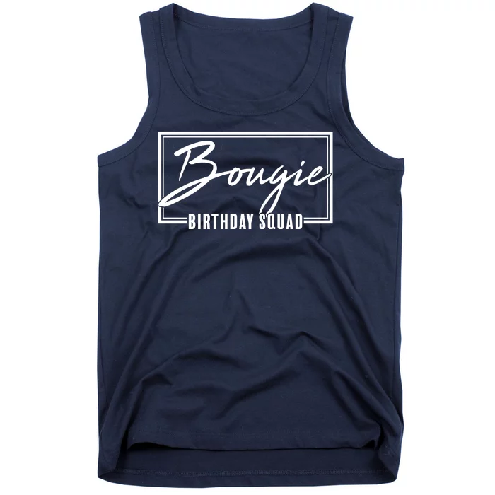 Funny Bougie Birthday Squad Matching Group Shirts Tank Top