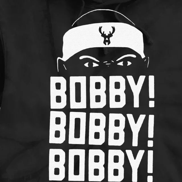 Funny Bobby Bobby Bobby Milwaukee Basketball Tie Dye Hoodie