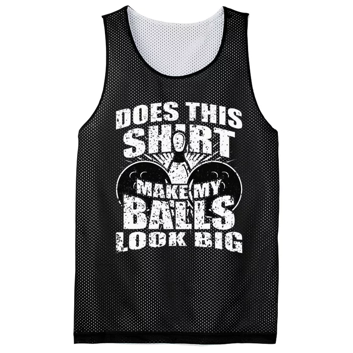 Funny Bowling Ball Gag Gift Bowling For Men Mesh Reversible Basketball Jersey Tank