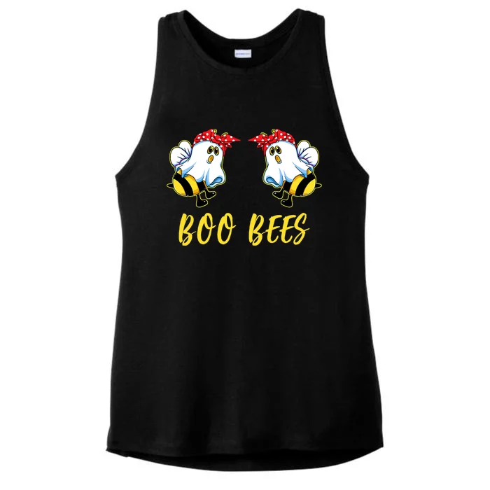 Funny Boo Bees Headband Halloween Costume Matching Couples Gift Ladies Tri-Blend Wicking Tank