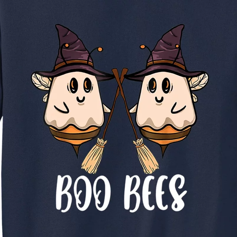 Funny Boo Bees Couples Witch Halloween Costume Ghost Tall Sweatshirt