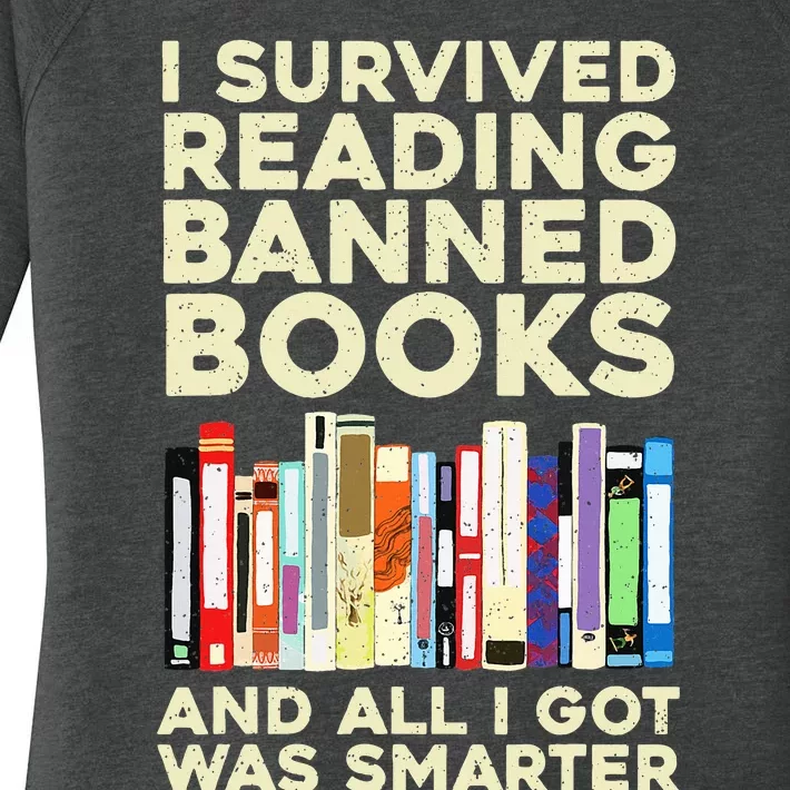 Funny Banned Books Art For  Cool Read Banned Books Women's Perfect Tri Tunic Long Sleeve Shirt