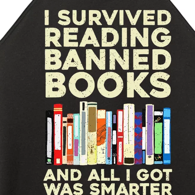 Funny Banned Books Art For  Cool Read Banned Books Women’s Perfect Tri Rocker Tank