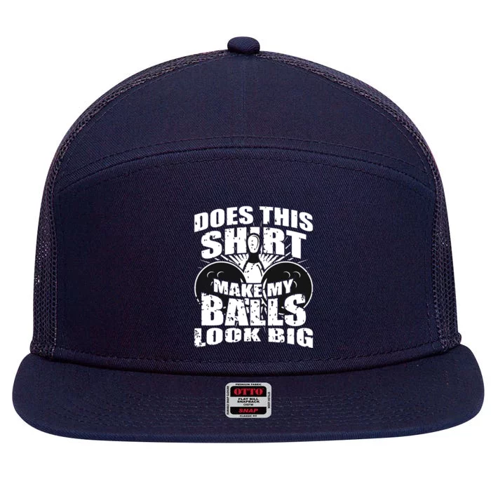 Funny Bowling Ball Shirts Gag Gift Bowling Shirts For Men 7 Panel Mesh Trucker Snapback Hat