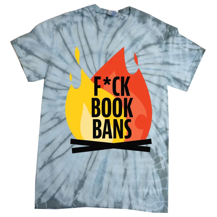 Fuck Book Bans Tie-Dye T-Shirt