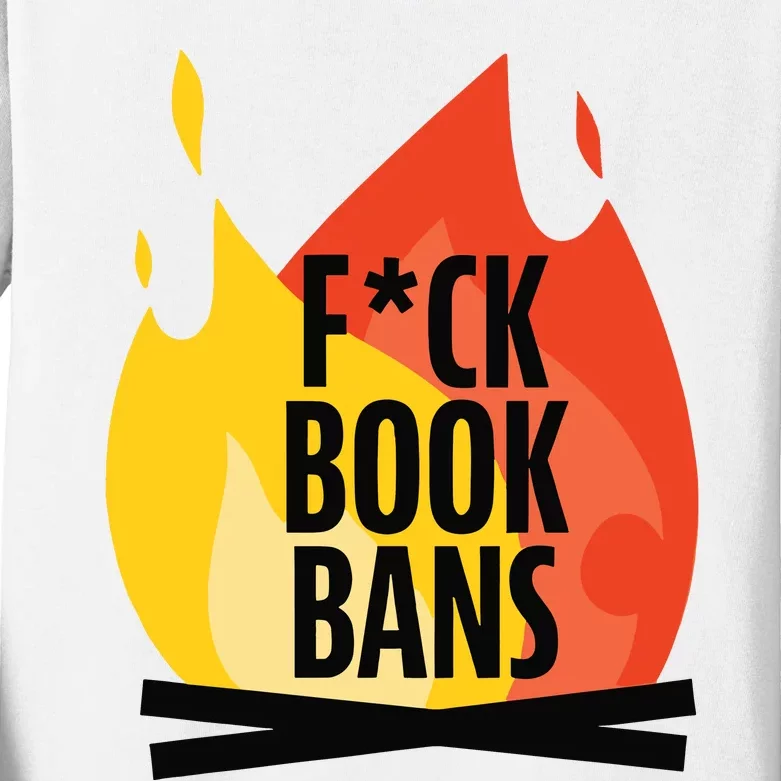 Fuck Book Bans Kids Long Sleeve Shirt