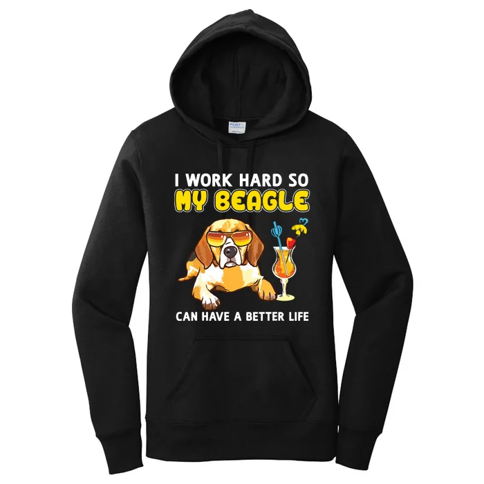 Funny Beagle Beagle Gifts Women's Pullover Hoodie