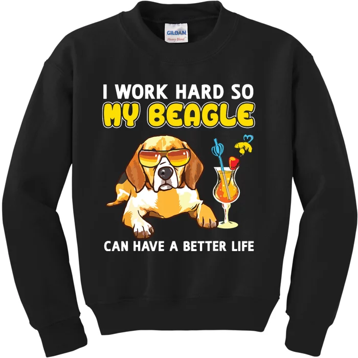 Funny Beagle Beagle Gifts Kids Sweatshirt