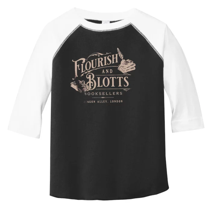 Flourish Blotts Bookish HP Fan Potter Toddler Fine Jersey T-Shirt