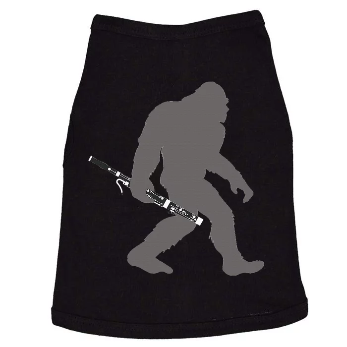 Funny Bassoonist Bigfoot Musician With Bassoon Doggie Tank