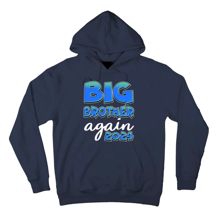 Funny Big Brother Again 2024 New Baby Sibling Hoodie