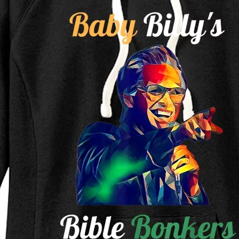 Funny Baby Billys Bible Bonker Women's Fleece Hoodie