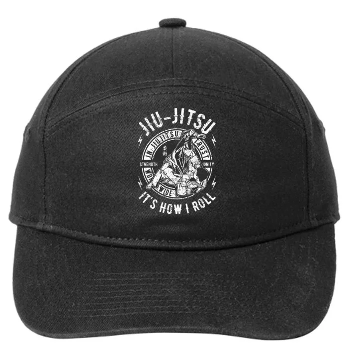 Funny Bjj Brazilian Jiu Jitsu 7-Panel Snapback Hat