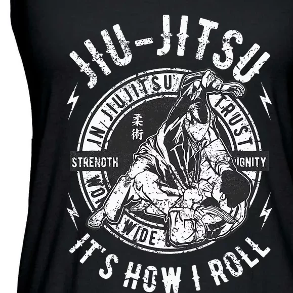 Funny Bjj Brazilian Jiu Jitsu Ladies Essential Flowy Tank