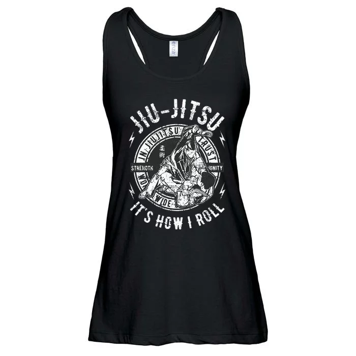 Funny Bjj Brazilian Jiu Jitsu Ladies Essential Flowy Tank