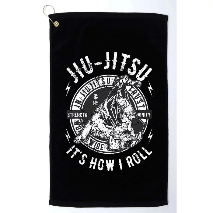 Funny Bjj Brazilian Jiu Jitsu Platinum Collection Golf Towel