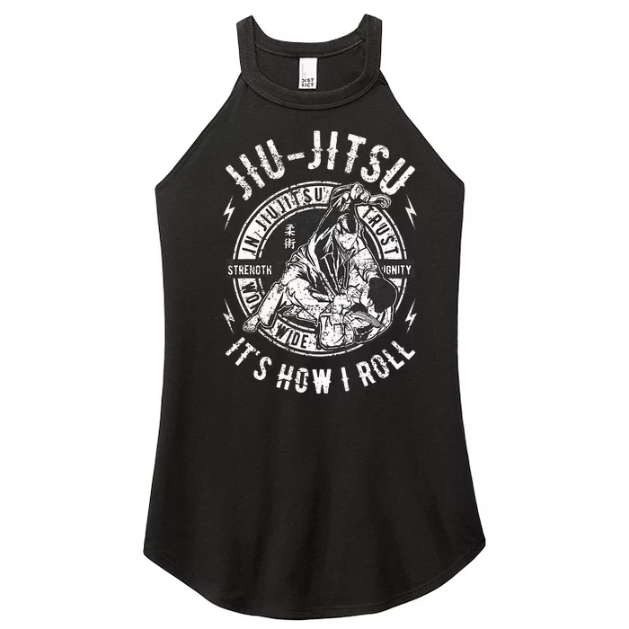 Funny Bjj Brazilian Jiu Jitsu Women’s Perfect Tri Rocker Tank