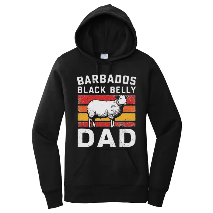 Funny Barbados Black Belly Sheeps Vintage Gift Women's Pullover Hoodie