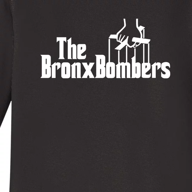 Funny Bronx Bomb The Godfather Vector Design Baby Long Sleeve Bodysuit