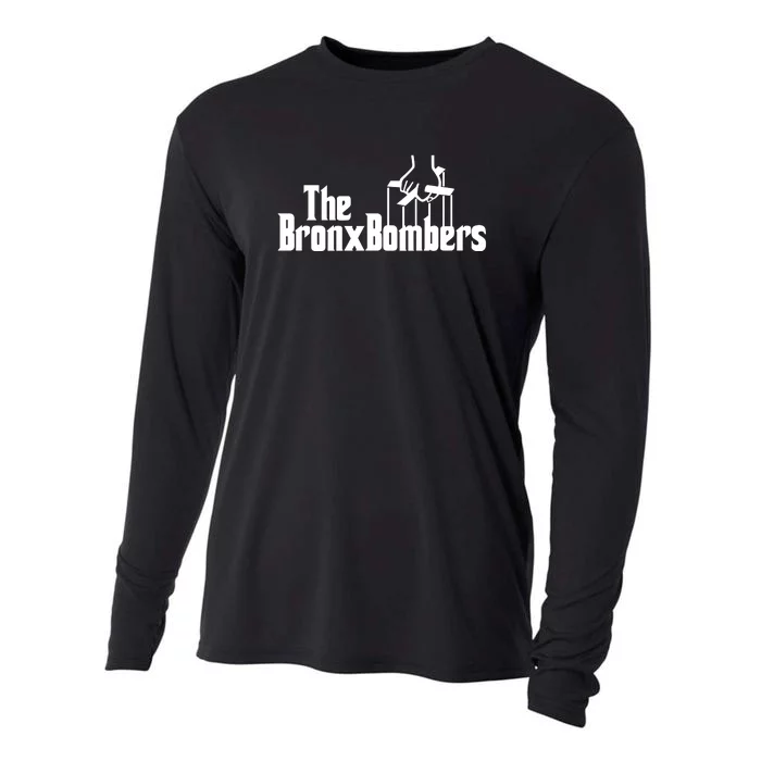 Funny Bronx Bomb The Godfather Vector Design Cooling Performance Long Sleeve Crew