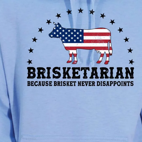 Funny Brisketarian Because Brisket Never Disappoints Unisex Surf Hoodie