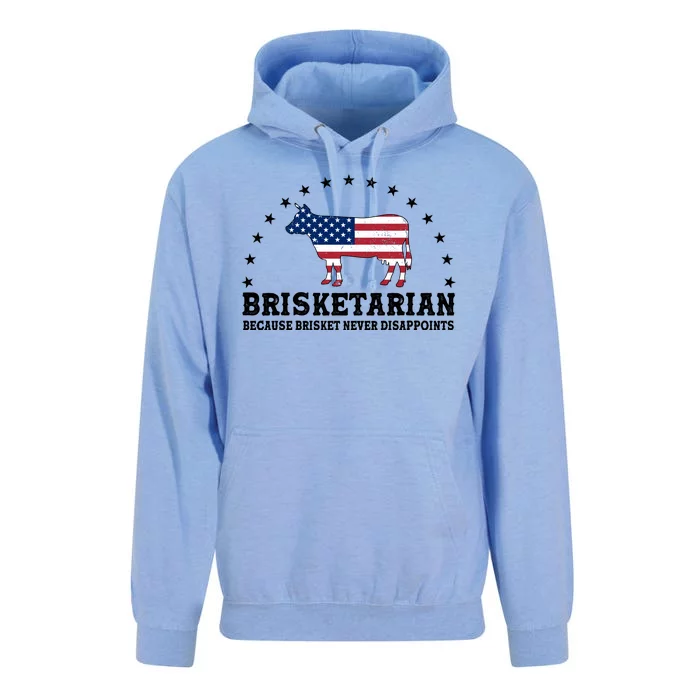 Funny Brisketarian Because Brisket Never Disappoints Unisex Surf Hoodie