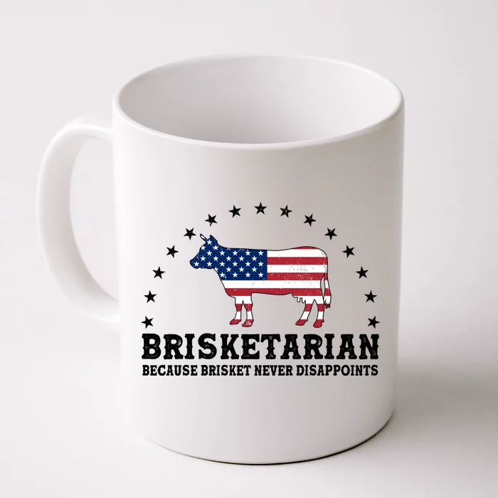 Funny Brisketarian Because Brisket Never Disappoints Front & Back Coffee Mug