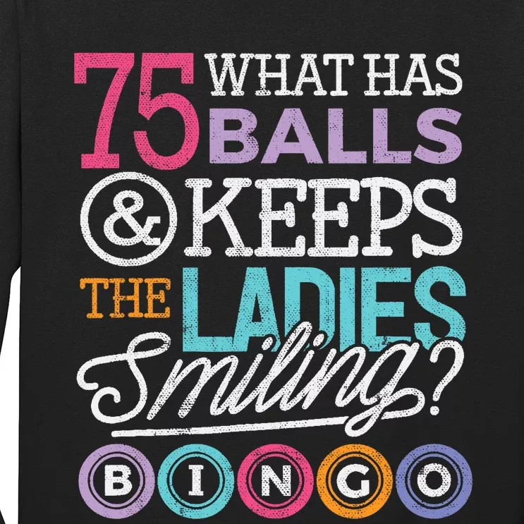 Funny Bingos Bingo Lover Grandma Long Sleeve Shirt