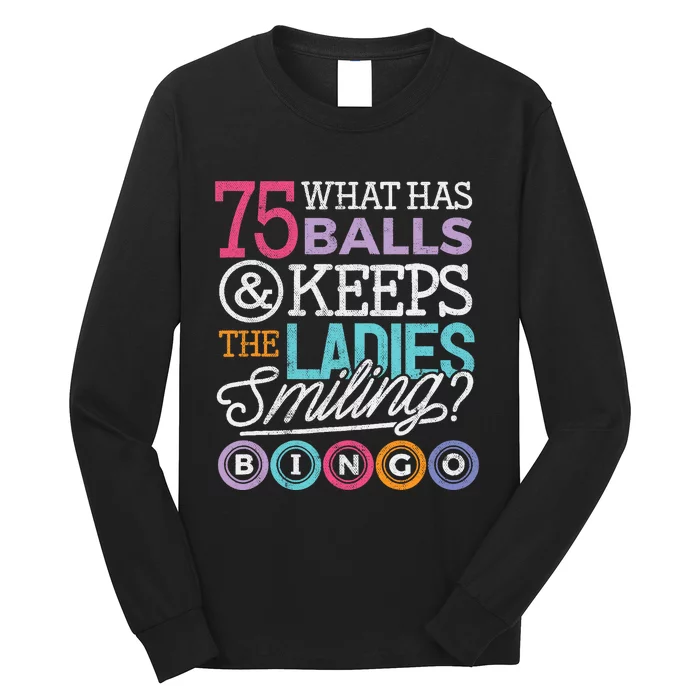 Funny Bingos Bingo Lover Grandma Long Sleeve Shirt