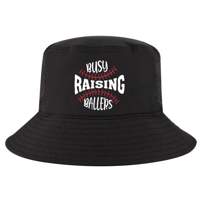 Funny Baseball - Busy Raising Ballers Cool Comfort Performance Bucket Hat