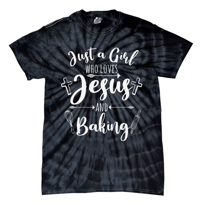 Funny Baking Baker Gift Cool Jesus Christian Bake Tie-Dye T-Shirt