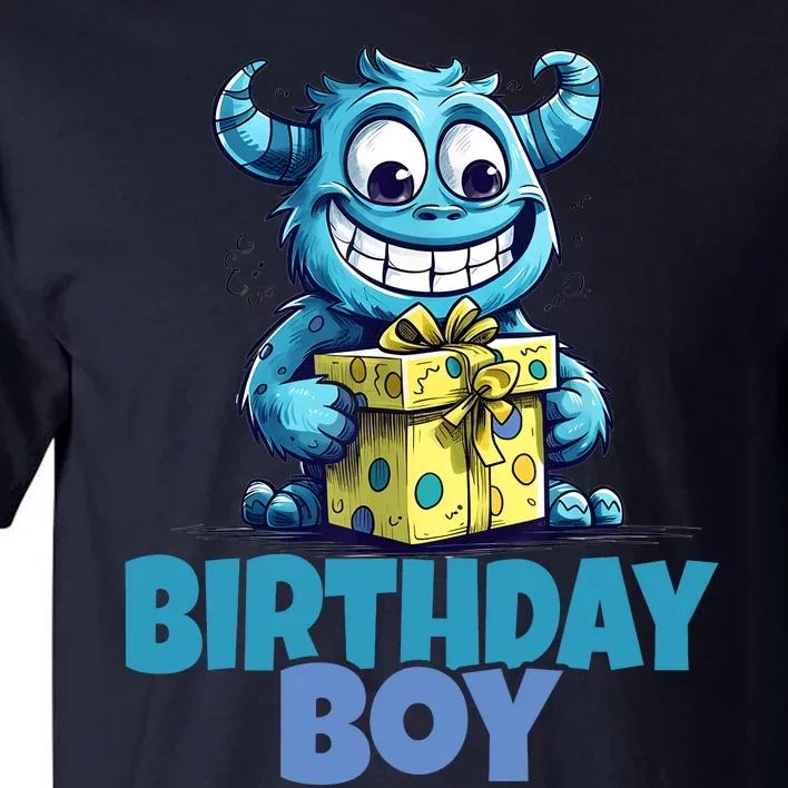 Funny Birthday Boy Monster Party Tall T-Shirt