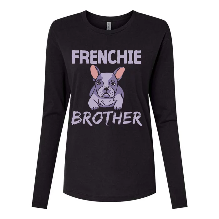 Frenchie Brother Bulldogs Frenchies French Bulldog Womens Cotton Relaxed Long Sleeve T-Shirt