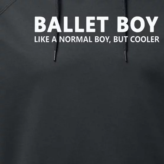 Funny Ballet Boy Music Ballet Boy Performance Fleece Hoodie