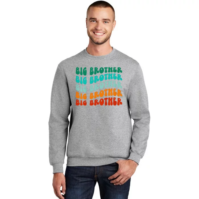 funny Big Brother Big Bro Sibling Announcement Tall Sweatshirt