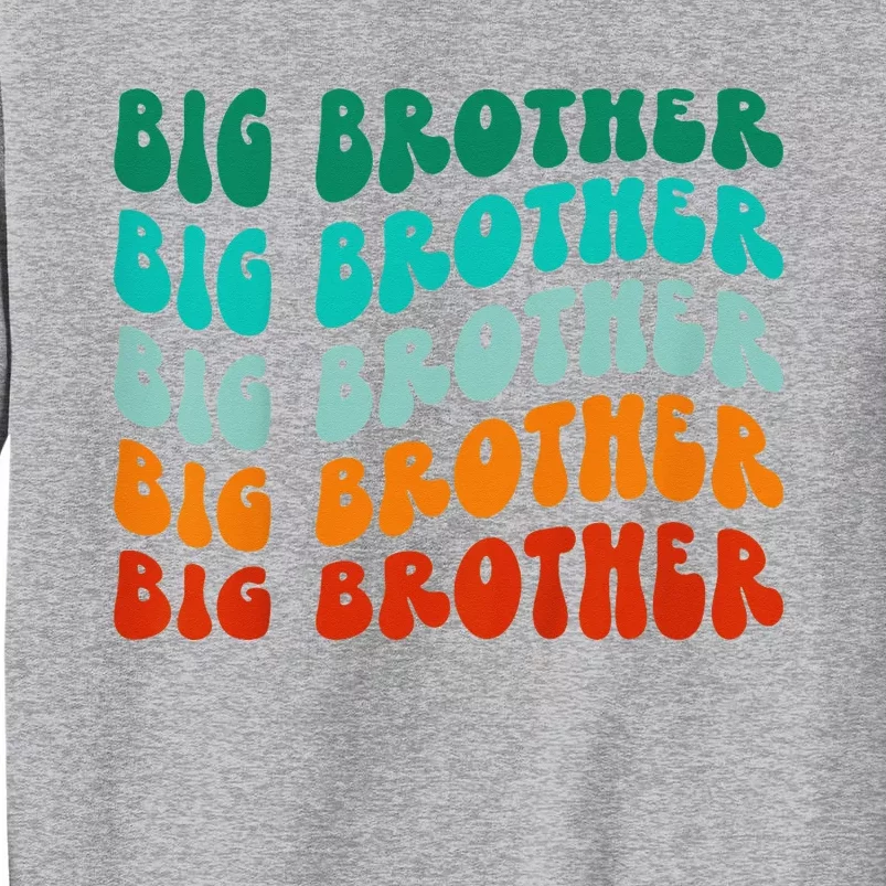 funny Big Brother Big Bro Sibling Announcement Tall Sweatshirt