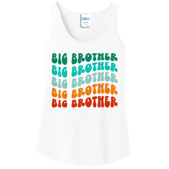 funny Big Brother Big Bro Sibling Announcement Ladies Essential Tank